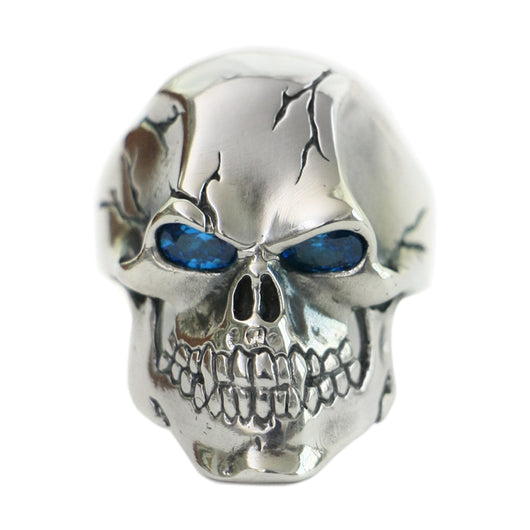 Anillo de Plata Esterlina Calavera Fantasma Tendencia - Image 10
