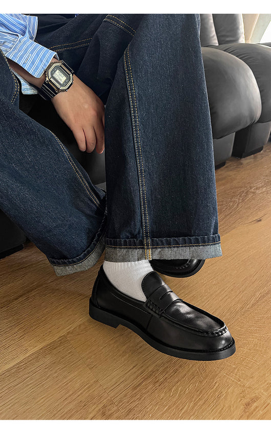 Zapatos Casuales Retro de Negocios para Hombre - Diseño Versátil sin Cordones - Image 21