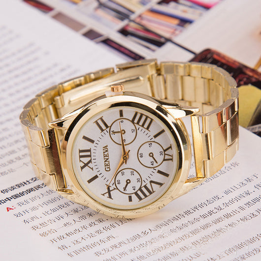 Reloj de Cuarzo Geneva para Estudiantes - Diseño Elegante en Aleación - Image 3