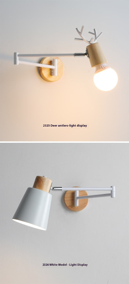Lámpara de Pared Articulada con Soporte para Pinceles - Diseño Creativo Retráctil - Image 16