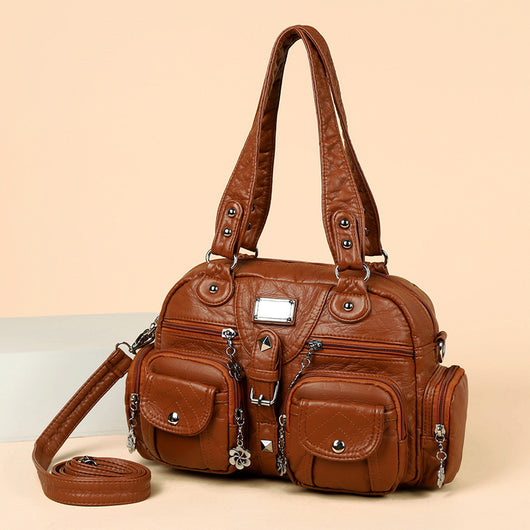 Bolso Mensajero Retro Vintage Estilo Europeo Americano para Mujer - Image 4