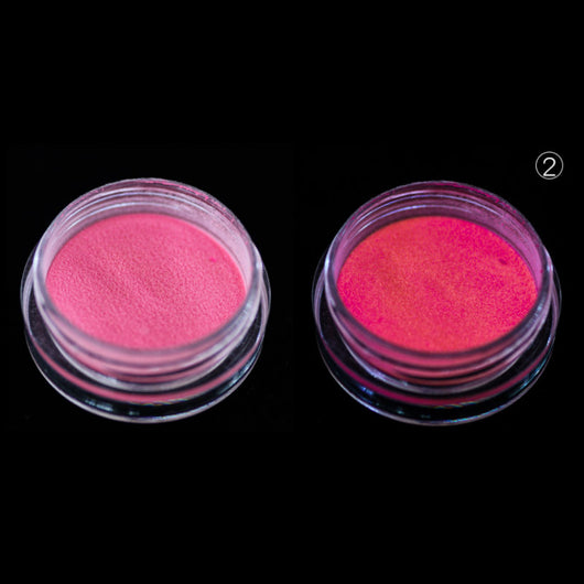 Polvo Espejo Mágico Luminoso 12 Colores - Efecto Fluorescente para Uñas - Image 6
