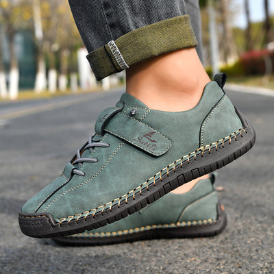 Botas Cortas para Hombre Talla Grande con Costura a Mano - Image 19