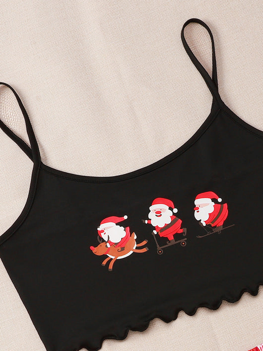 Conjunto de Tirantes Navideños y Traje para el Hogar - Image 3