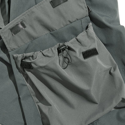 Shorts Cargo Hombre Verano con Bolsillos Múltiples y Paneles de Contraste - Image 5