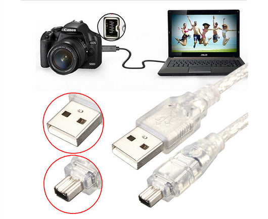 Cable USB-A a 4 Pines para Periféricos - Blanco Transparente - Image 9