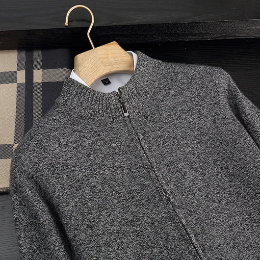 Abrigo de Cuello Alto en Cashmere para Hombre - Otoño e Invierno - Image 3