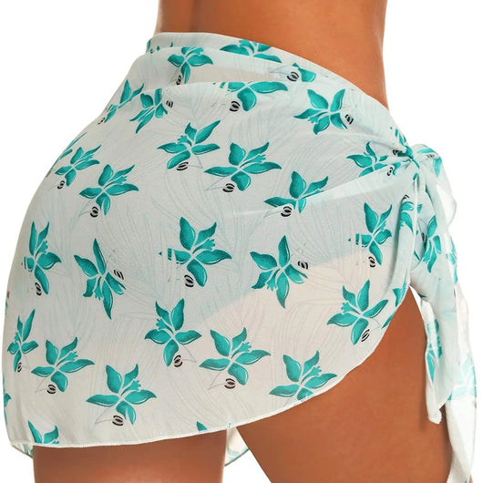 Vestido Playero Corto de Gasa con Transparencia Elegante - Image 17