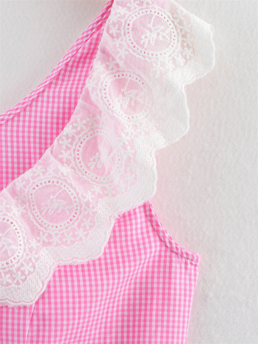 Top Encaje Estilo Americano con Tirantes Ajustables - Image 11