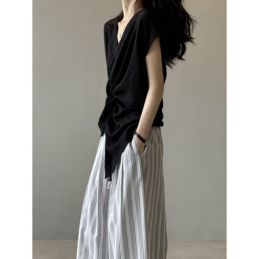 Chaleco Anudado Escote V para Mujer - Ajuste Slim Reductor - Image 5