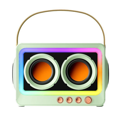 Altavoz Bluetooth Portátil Retro Mini Inalámbrico para Auto y Escritorio - Image 18