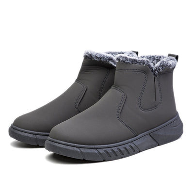 Botas de Invierno para Hombre con Diseño V Cutout y Forro de Peluche - Image 12