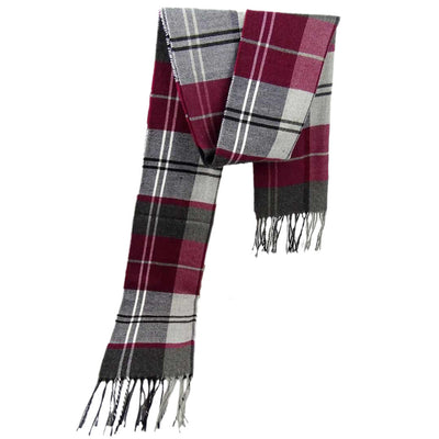 Bufanda Reversible a Cuadros para Hombre - Estilo Versátil - Image 55
