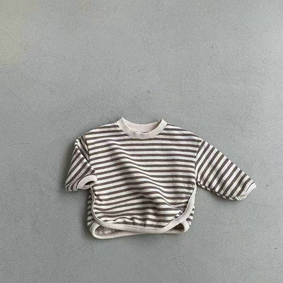 Sudadera Holgada a Rayas para Niña - Comodidad Casual - Image 7