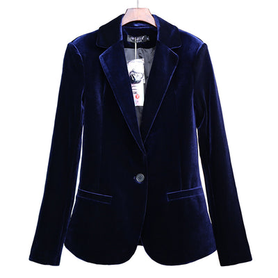 Blazer de Terciopelo Ajustado para Mujer - Multiusos - Image 6