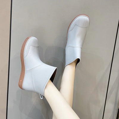 Botas Impermeables Cortas para Mujer - Estilo Moderno y Funcional - Image 11