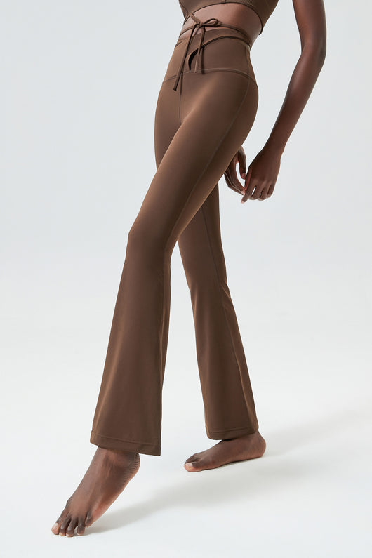 Pantalones Yoga Ajustados con Cordón para Mujer Tallas Grandes - Image 9