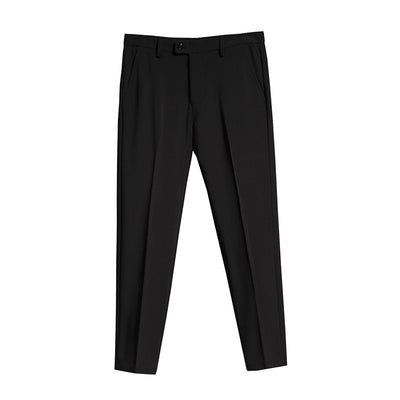 Pantalones Casuales Coreanos Rectos Antirruga de Corte Moderno - Image 5