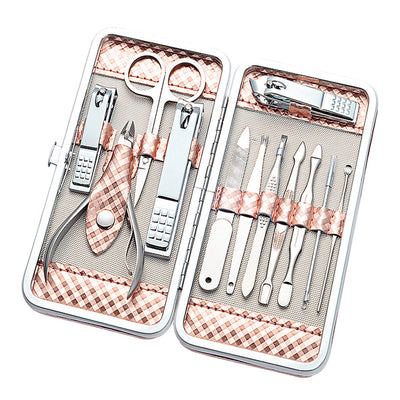 Set de 12 Herramientas de Manicura en Acero Inoxidable - Image 11
