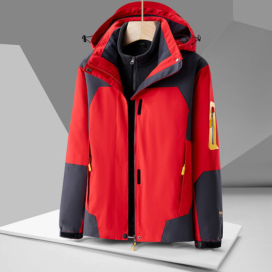 Chaqueta Impermeable Cortavientos con Forro Interior Desmontable - Image 9