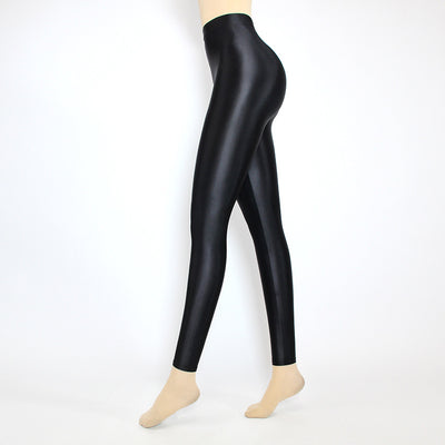 Leggins Deportivos Cortos Cintura Alta Elástica para Yoga y Ejercicio
