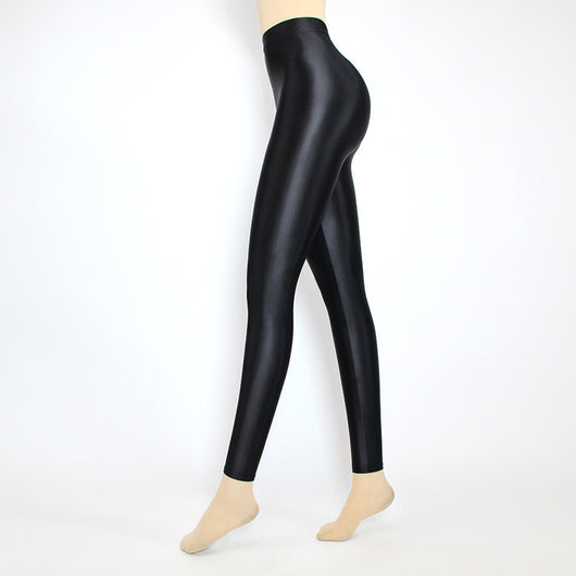 Leggins Deportivos Cortos Cintura Alta Elástica para Yoga y Ejercicio