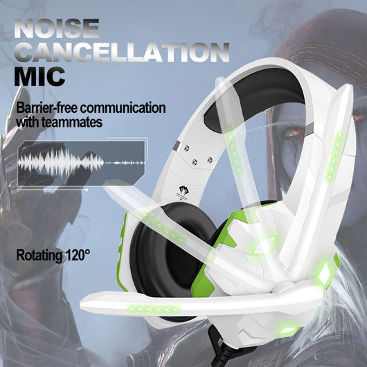 Headset Gaming Profesional Alámbrico con Micrófono y Luz LED - Image 13