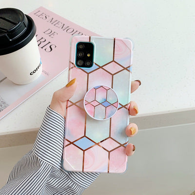 Funda Mármol Spliced con Acabado Brillante y Textura Estampada - Image 5