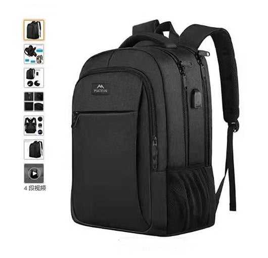 Mochila Portacomputadora Recargable para Viajes y Trabajo - Image 7