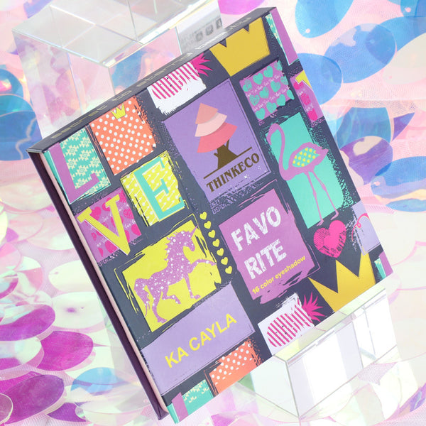 Paleta de 16 Sombras Mate y Metalizadas