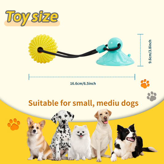 Juguete Masticable de Maíz con Ventosa - Juego Interactivo de Tracción para Perros Medianos y Grandes - Image 2