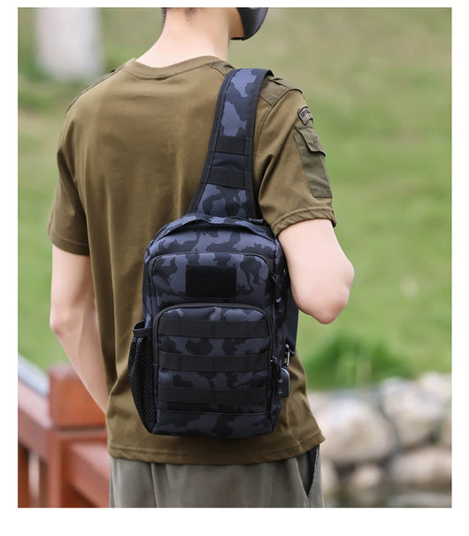 Bolsa Táctica Crossbody Camuflaje para Hombre - Gran Capacidad Multifuncional - Image 34