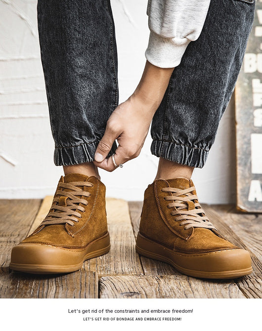 Botas Casuales Martin para Hombre de Cuero Genuino con Suela Gruesa - Image 13