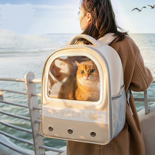 Transportín Felino Amplio y Respirable