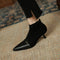 Botas Negras para Mujer con Tacón Fino - Elegantes y Versátiles