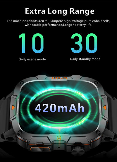 Reloj Inteligente Deportivo con Pantalla Grande y Monitor de Frecuencia Cardíaca - Image 27