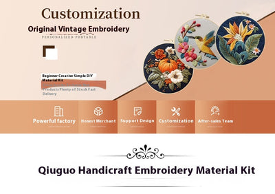 Kit DIY Reloj Decorativo con Bordado - Manualidad Creativa Hecha a Mano - Image 10