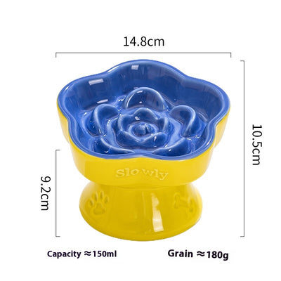 Comedero de Cerámica Protector para Perros y Gatos con Cuello Alto Antivuelco - Image 51