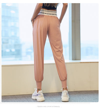 Pantalones Yoga Cintura Elástica con Letras - Image 13