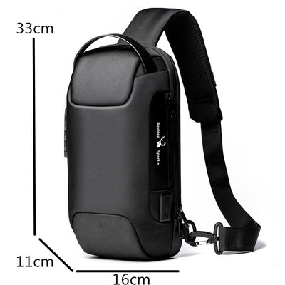 Bolsa Cruzada Antirrobo para Hombre - Mochila Mensajero de Seguridad - Image 5