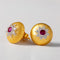 Aretes Dorados Estilo Palacio Retro con Circonitas Incrustadas