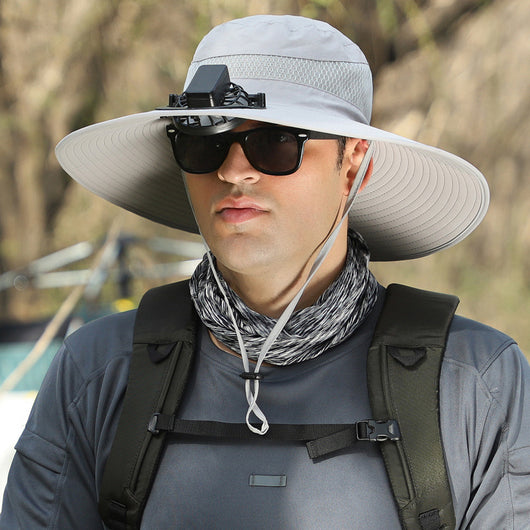 Sombrero de Ala Ancha para Senderismo y Pesca - Protección Solar UV - Image 3