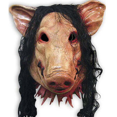 Máscara de Cerdo Horror Bajie con Pelo Realista para Niños - Image 6