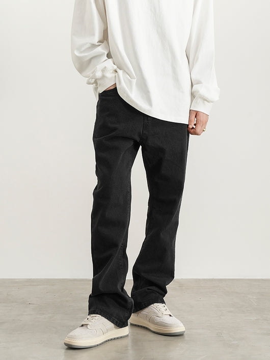 Jeans Acampanados de Cintura Alta Estilo Urbano Americano