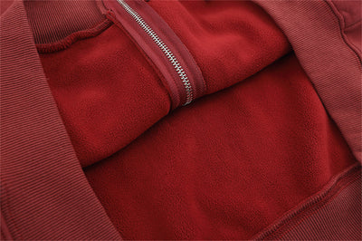 Cardigan Deportivo de Terciopelo con Capucha y Cierre - Corte Holgado para Hombre - Image 15