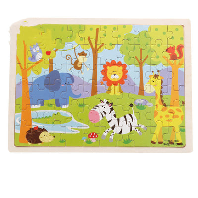Rompecabezas Educativo Infantil de Madera 60 Piezas - Image 10