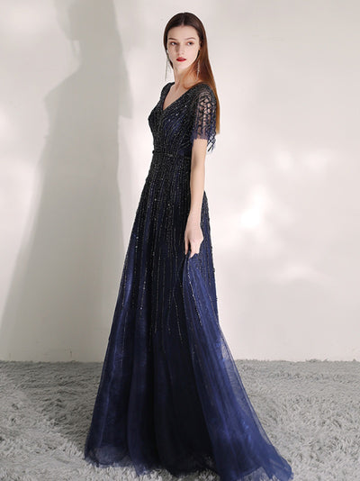 Vestido de Noche Elegante con Temperamento de Celebridad - Image 9