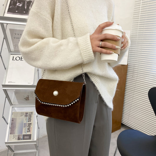 Bolso Bandolera Cuadrado con Textura Fashion - Versátil y Elegante - Image 12
