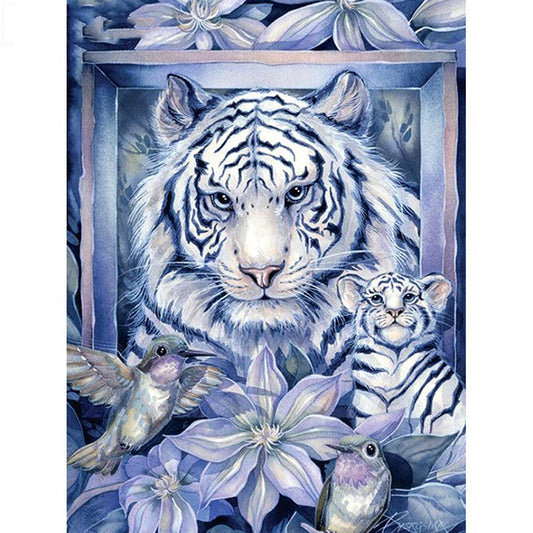 Cuadro de Diamantes 5D Tigre - Decoración Artística para el Hogar - Image 2