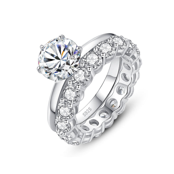 Anillo de Plata S925 con Moissanita para Mujer - Image 2